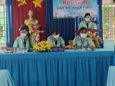 Hội nghị CBVC. Năm học 2021-2022